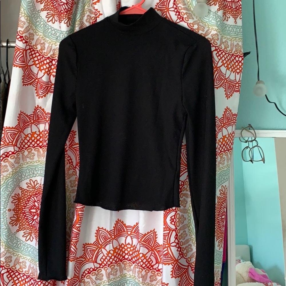 Mock turtle neck